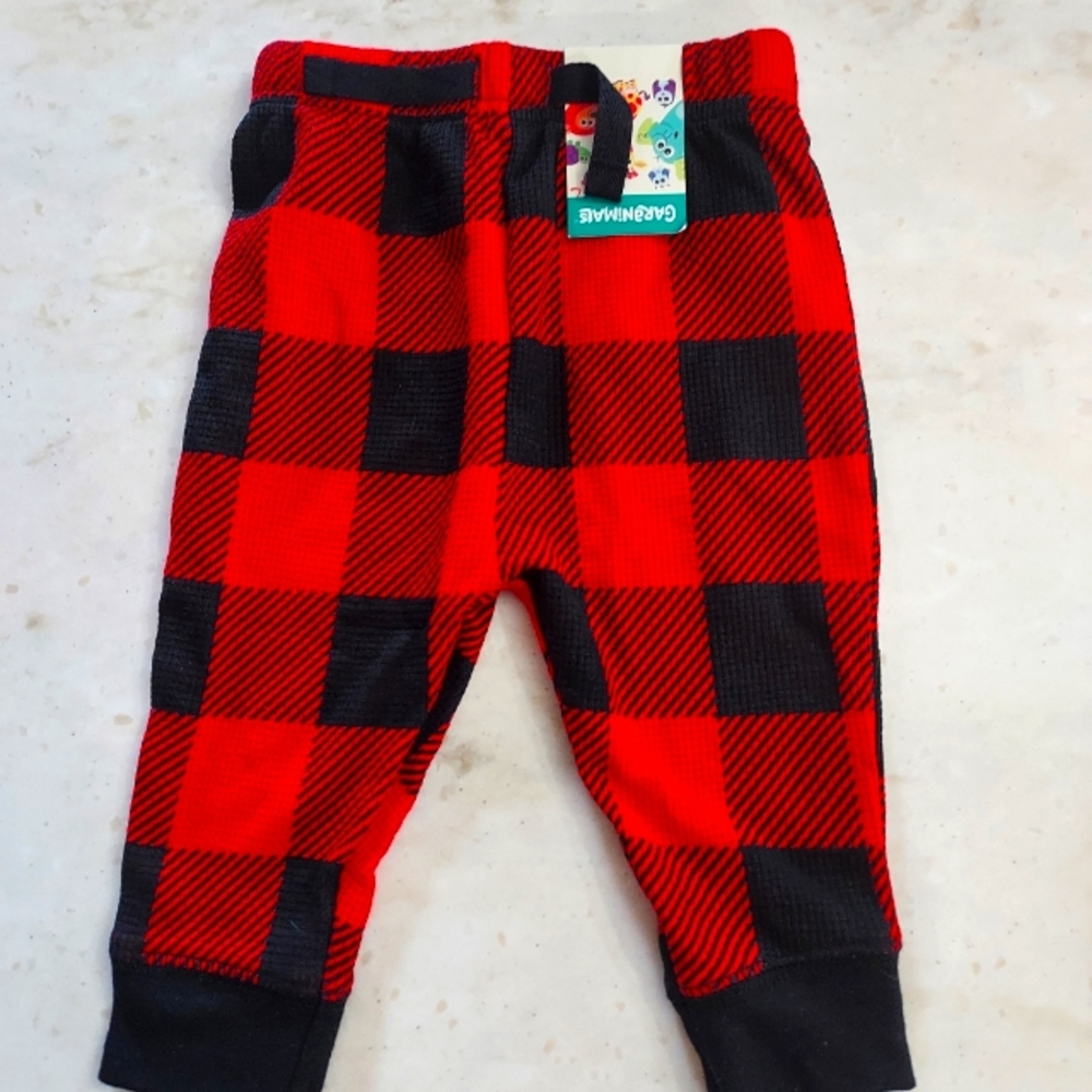 Cute plaid baby pants